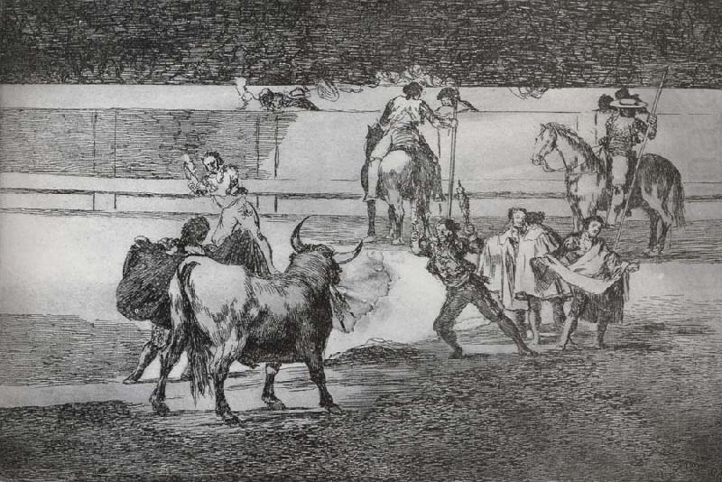 Francisco Goya Banderillas de Fuego china oil painting image